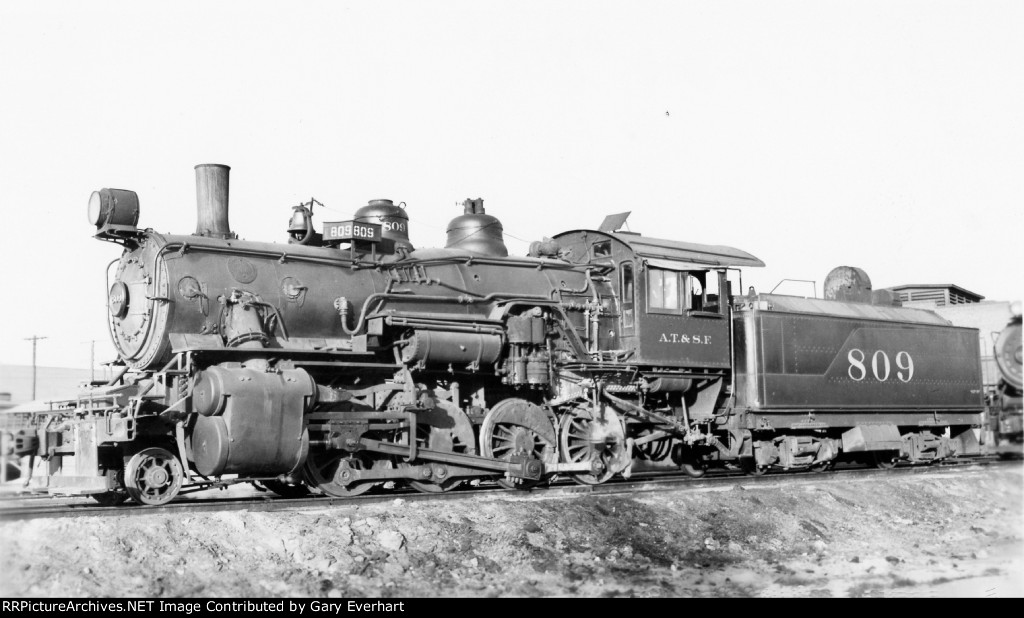 ATSF 2-8-0 #809 - Atchison, Topeka & Santa Fe